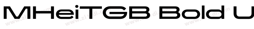 MHeiTGB Bold U Bold字体转换